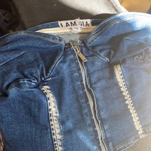 I.AM.GIA Savannah Denim Top